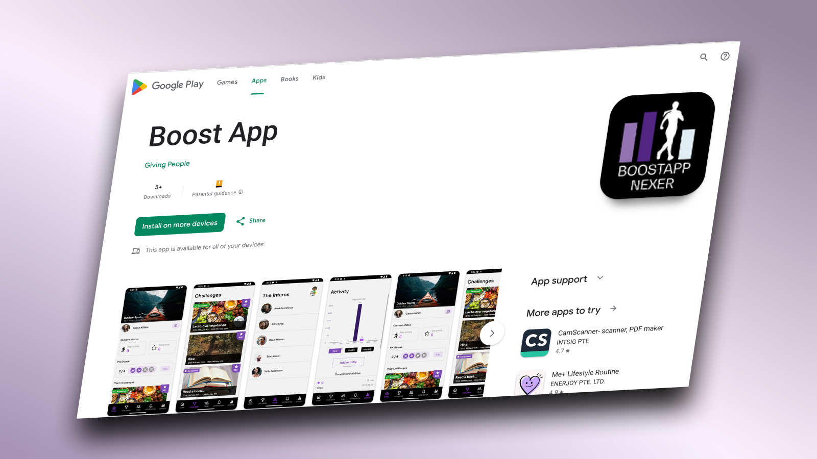 Image representing a link for Boost App